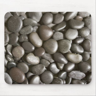River Rock Black Stone Background - Customised Mouse Pad