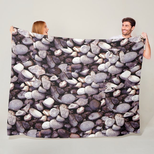 River Rock Fleece Blanket (In Situ)