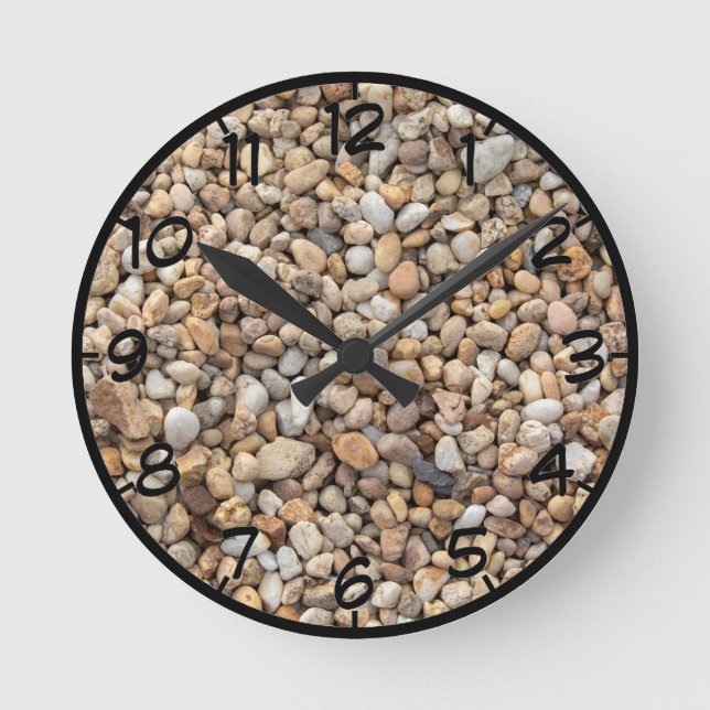 River Rock Round Clock (Front)