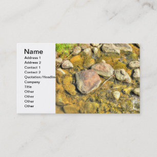 River Rocks Business Card