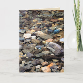 River Rocks Greeting Card
