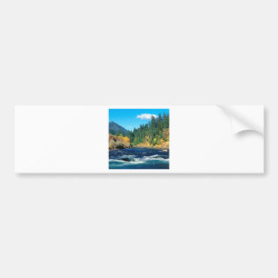 River Rogue Siskiyou Forest Oregon Bumper Sticker