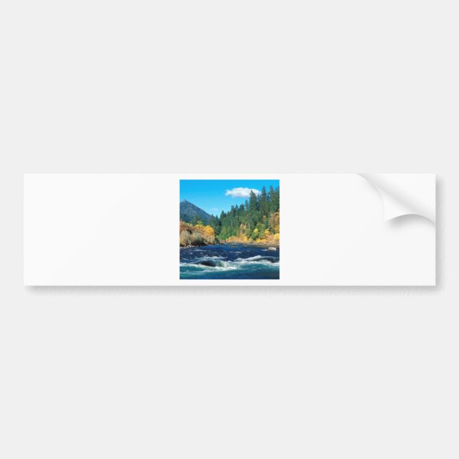River Rogue Siskiyou Forest Oregon Bumper Sticker (Front)