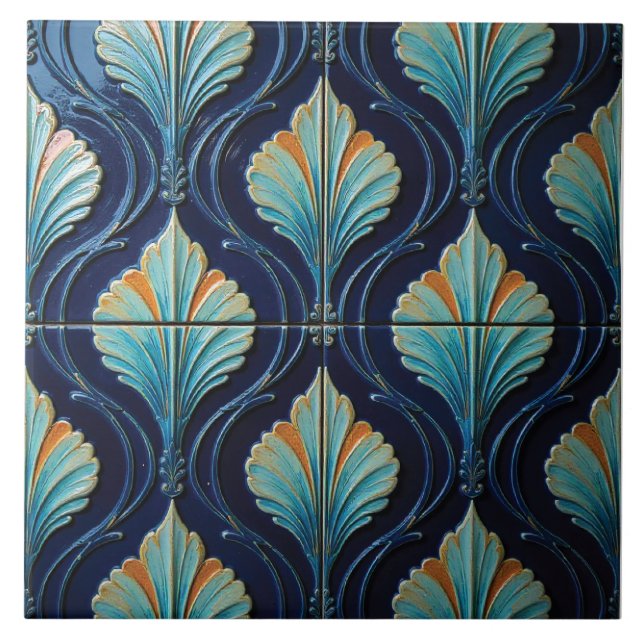 River Run Ceramic Tile (Front)
