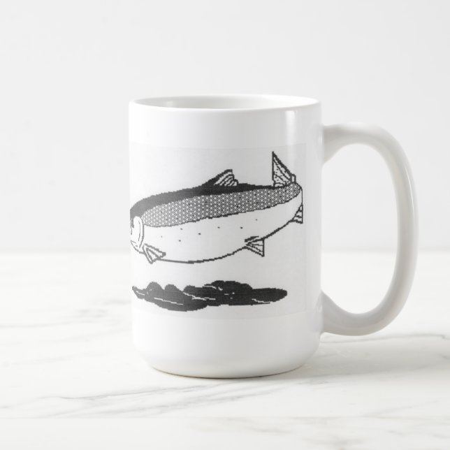 River salmon coffee mug (Right)