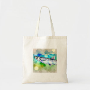 River Sardine 120724AREF113 - Watercolor Tote Bag