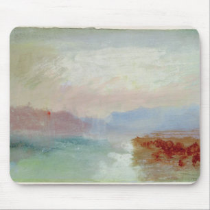 River scene, 1834 mouse pad
