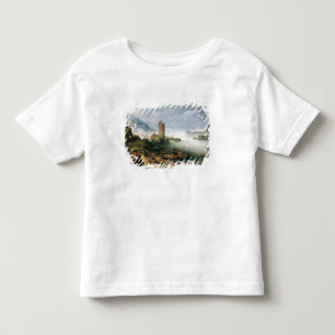 River Scene with a Ruined Tower Toddler T-Shirt