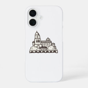 river side city quick sketch iPhone 16 case