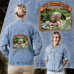 River South World's Greatest Mum 0365 Denim Jacket
