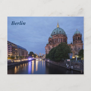 River Spree and Cathedral in Berlin, Germany Postcard