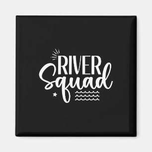 River Squad Family Matching Summer Vacation Campin Magnet