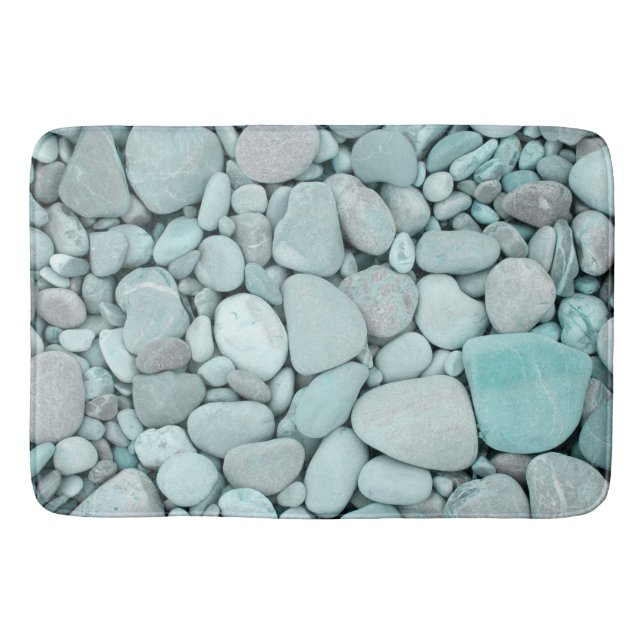River Stone Pattern #4 #stones #decor #art Bath Mat (Front)