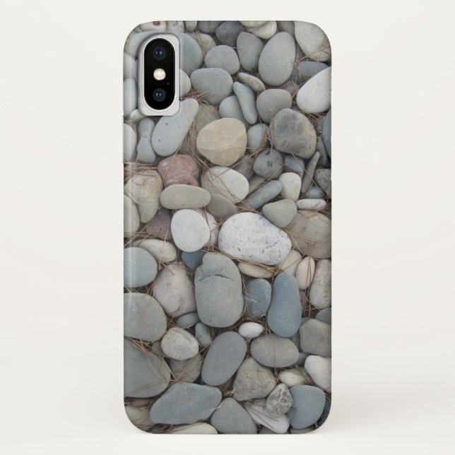 River Stones Fall Autumn Patterns Case-Mate iPhone Case (Back)