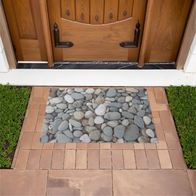 River Stones Fall Autumn Patterns Doormat (Outdoor)