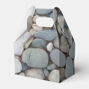 River Stones Fall Autumn Patterns Favour Box