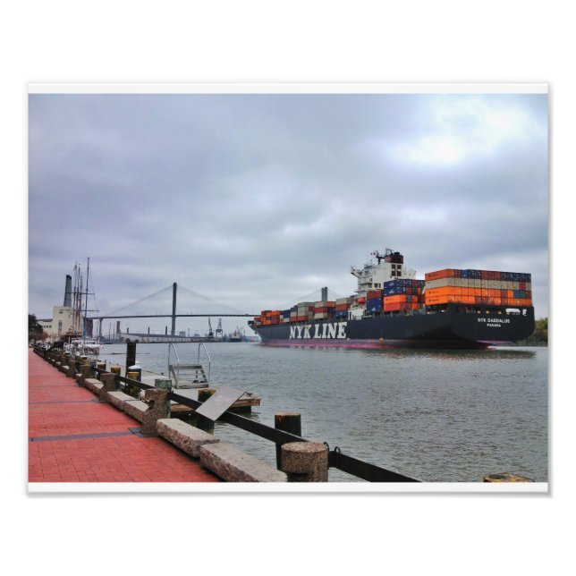River Street, Savannah Photo Print (Front)
