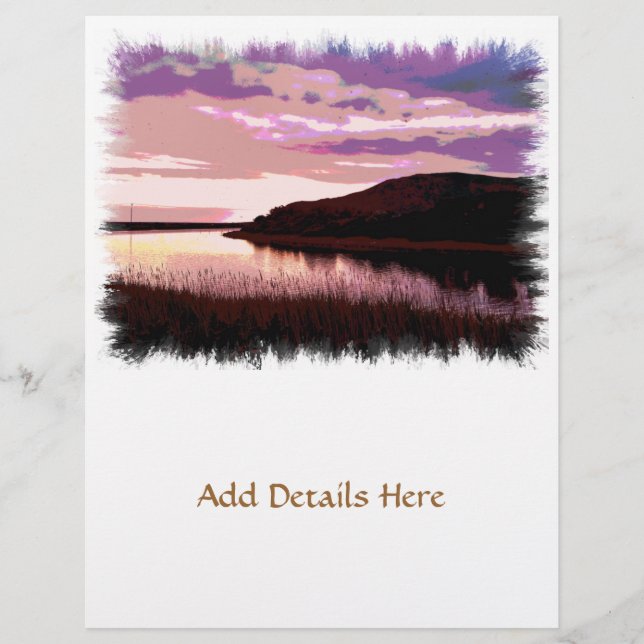 RIVER SUNSET FLYER (Front)