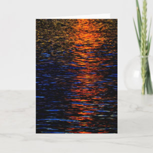 River Sunset Greeting/Notecard Card