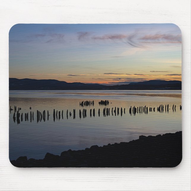 River Sunset Mouse Pad (Front)