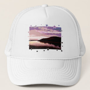 RIVER SUNSET TRUCKER HAT