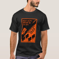 River Thames Regatta - Vintage Retro Style Rowing