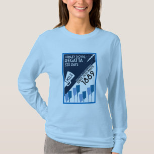 River Thames Regatta - Vintage Retro Style Rowing T-Shirt