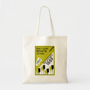 River Thames Regatta - Vintage Retro Style Rowing  Tote Bag