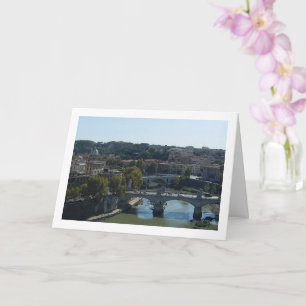 River Tiber, Rome, Italy Card