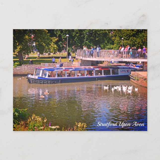 River Tour Stratford Upon Avon Postcard (Front)