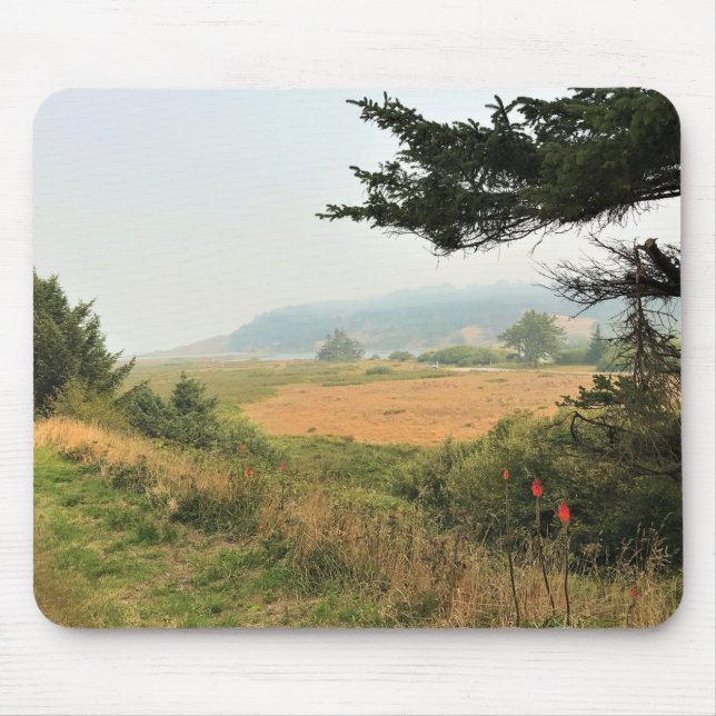 River Trail at Cape Blanco, Oregon Coast Mouse Pad (Front)
