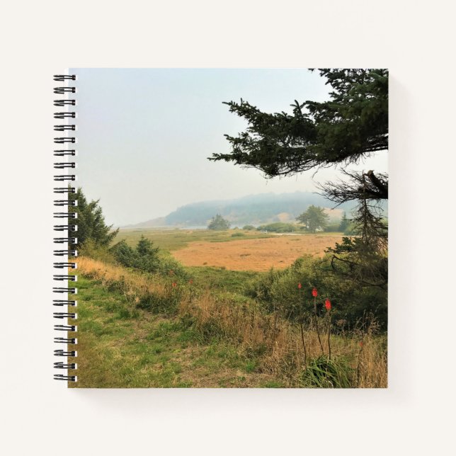 River Trail at Cape Blanco, Oregon Coast Notebook (Front)
