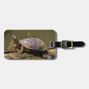 River Turtle at Tortuguero - Costa Rica Luggage Tag