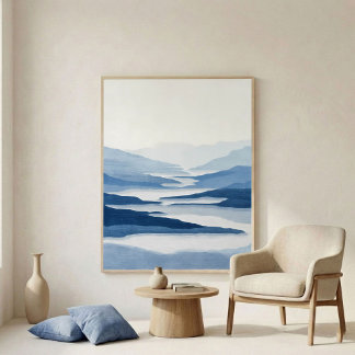 River Valley Abstract Wall Art