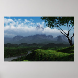 River Valley (Borderless) Poster