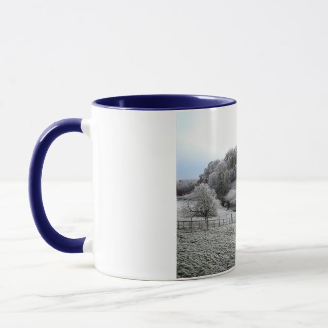 River Valley one frosty morning Mug (Left)