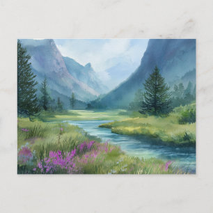 River View Nature Scene  Postcard