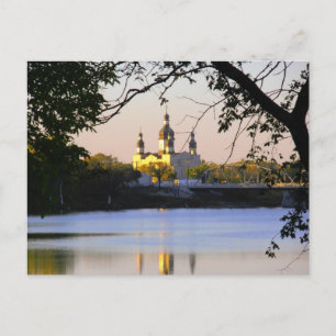 River View of Cathedral Church Postcard