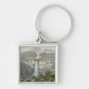 River Vinagre Waterfall, near the Puraci Volcano, Key Ring