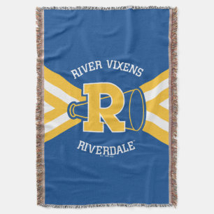 River Vixens Cheer Uniform Throw Blanket