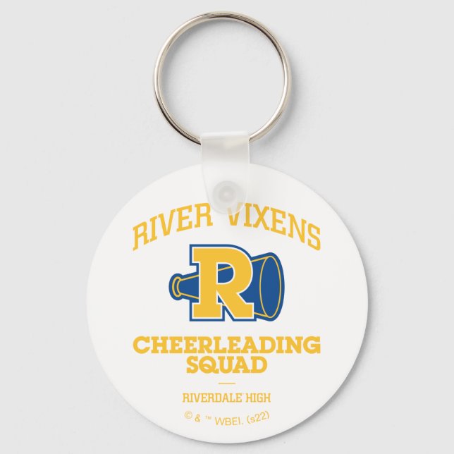 River Vixens Cheerleading Squad Key Ring (Front)