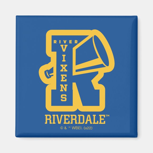 River Vixens Letterman Magnet (Front)
