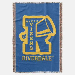 River Vixens Letterman Throw Blanket