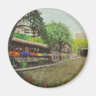 River Walk San Antonio, TX Painting Magnet