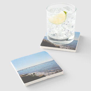River waterfront and rocks near Seattle Stone Coaster