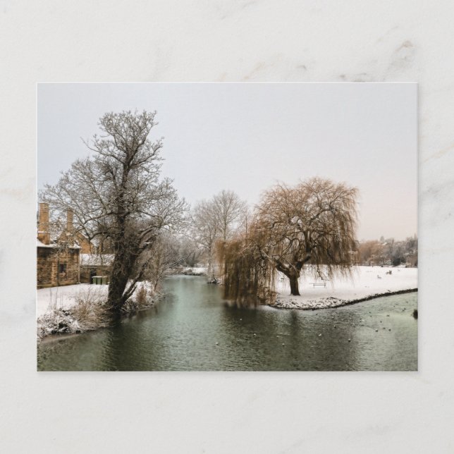 River Welland Winter Postcard (Front)