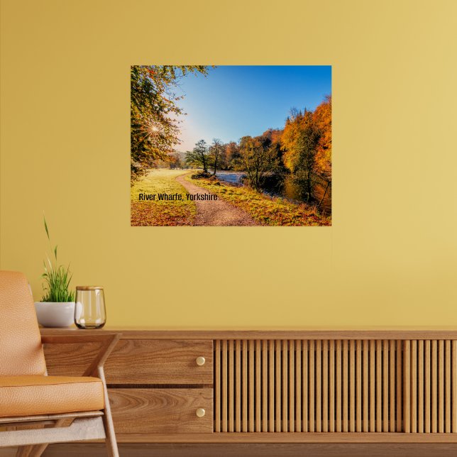 River Wharfe, Yorkshire, Poster (Living Room 2)