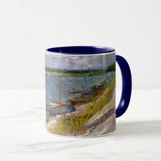 River with Rowing Boats by Vincent van Gogh Mug