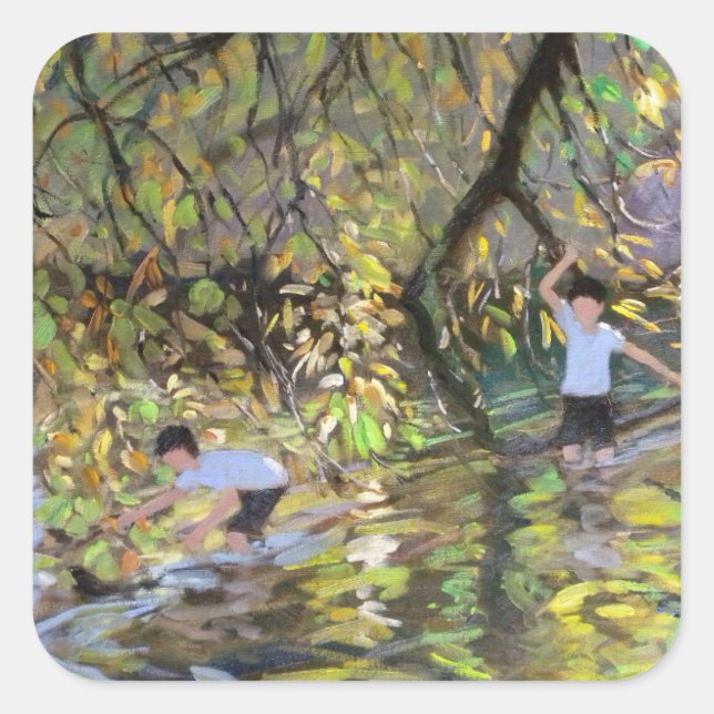 River Wye 2008 Square Sticker (Front)