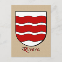 Rivera Family Heraldic Shield